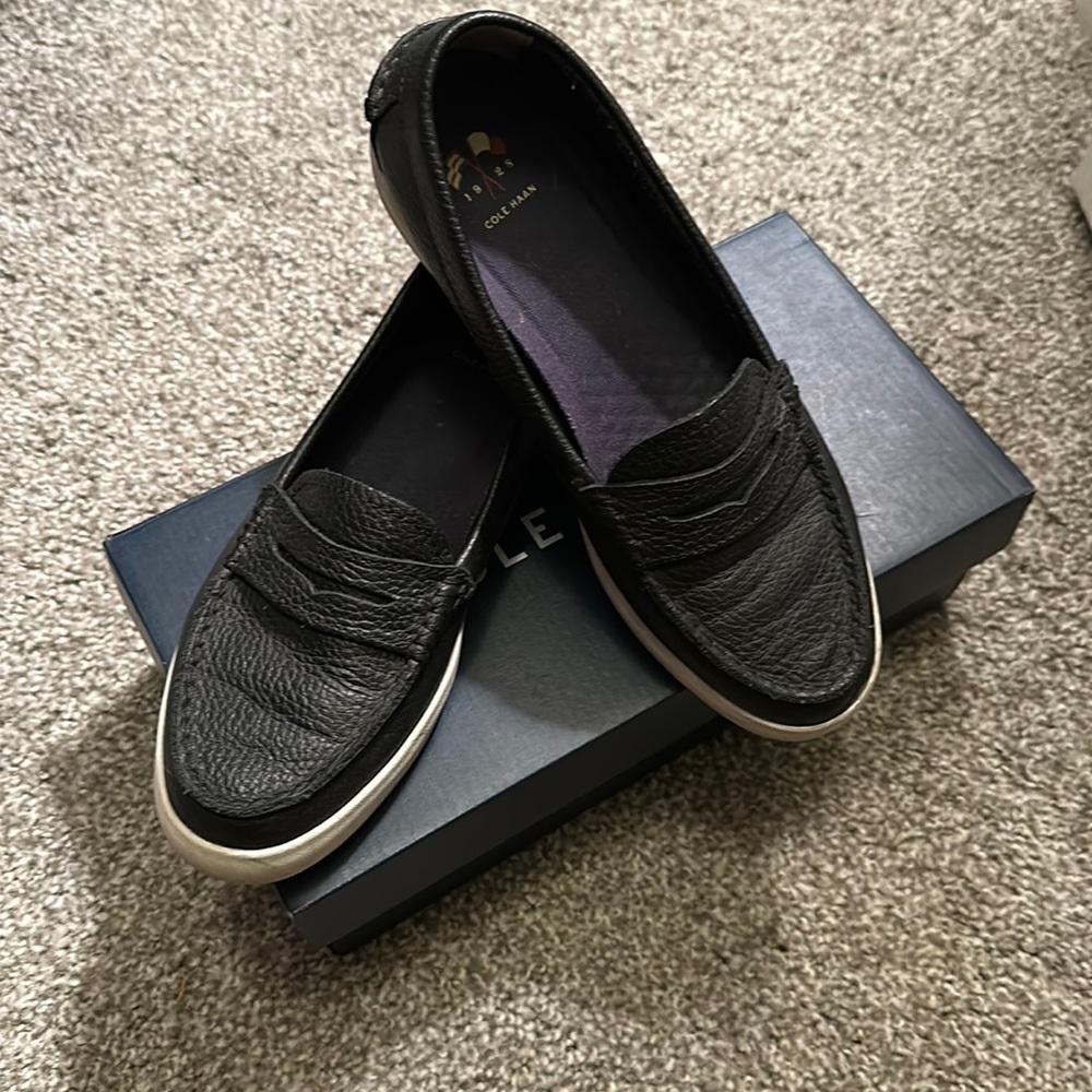 ❌SOLD Cole Han Black Leather Nantucket LFR II